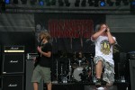 Jung, willig und ziemlich derb!, Hackneyed auf dem Summer Breeze 2008 | © laut.de (Fotograf: Michael Edele)