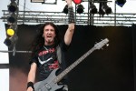Auch schütteres Haar darf noch fliegen., Dismember auf dem Summer Breeze 2008 | © laut.de (Fotograf: Thomas Kohl)