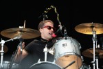 Das Duo punktete beim Festivalpublikum mit einer abgelesenen Begrüßung auf Deutsch., Ting Tings Southside 2009 | © laut.de (Fotograf: Florian Schade)
