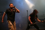 Mussten zwar in der Halle ran, machten da aber richtig was los., Darkane auf dem BYH 2010 | © laut.de (Fotograf: Michael Edele)