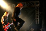 Bei den Schweden macht nicht erst der Letzte das Licht aus ..., Dark Tranquillity auf dem Summer Breeze 2010 | © laut.de (Fotograf: Thomas Kohl)