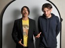 Anthony Kiedis und Josh Klinghoffer beim Interview im Kölner Hyatt Hotel., Beim Interview, Köln 2011 | © laut.de (Fotograf: Jan Knoff)