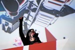 Räumt drei Grammys ab und rockt in Köln: Skrillex, Köln 2012 | © laut.de (Fotograf: Peter Wafzig)