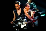 Martin Gore, Dave Gahan und Andy Fletcher spielten gleich zwei Mal in der Esprit Arena., Düsseldorf, 2013 | © laut.de (Fotograf: Peter Wafzig)