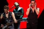 Martin Gore, Dave Gahan und Andy Fletcher spielten gleich zwei Mal in der Esprit Arena., Düsseldorf, 2013 | © laut.de (Fotograf: Peter Wafzig)