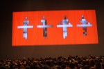 Kraftwerk gratulieren zum 25-jährigen Jubiläum der Institution., ZKM, Karlsruhe 2014 | © laut.de (Fotograf: Alexander Cordas)