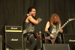 Grimassenmeister Katon DePena in Aktion., Bang Your Head 2015 | © laut.de (Fotograf: Michael Edele)