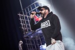 Der Gegner in der Essener Grugahalle: Haftbefehl., Red Bull Soundclash 2015, | © laut.de (Fotograf: Lars Krüger)