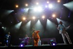 Der Gig der Crack Street Boys fiel Starkregen und Unwetter zum Glück nicht zum Opfer., Hurricane 2016 | © laut.de (Fotograf: Lars Krüger)