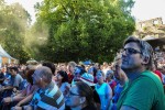 Der Berg ruft! Im Rahmen ihrer Open-Air-Tour spielen Niedeckens BAP ein Best-Of-Set vor der Festungsruine Hohentwiel., Live auf dem Hohentwiel, Singen 2016 | © laut.de (Fotograf: Alex Klug)