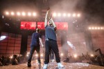 So fängt 2017 schon mal gut an: Smudo, Deejot Hausmarke, Thomas D und And.Ypsilon live., Köln, Lanxess Arena, 2017 | © laut.de (Fotograf: Rainer Keuenhof)