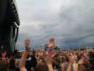 20 Jahre Highfield! Am Freitag musste das Festival wegen starker Unwetter für zweieinhalb Stunden unterbrochen werden, danach gings zum Glück weiter., Highfield, Großpösna, 2017 | © laut.de (Fotograf: Sabina Seifert)