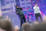 Das Doppelpack am Samstag auf der Blue Stage., Hurricane, 2018 | © laut.de (Fotograf: Rainer Keuenhof)