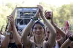 Starke Böen zu Beginn, dann kamen Kraftklub, In Flames, Feine Sahne Fischfilet, Beatsteaks, Marteria, Casper u.v.a. auf die Eiswiese., Taubertal Festival, Rothenburg o.d.T., 2018 | © laut.de (Fotograf: Rinko Heidrich)