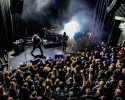 Nordisches Trio in der Hauptstadt: Finntroll im Tross mit der finnischen Melodic Death-Band Brymir sowie den isländischen Viking-Metallern Skalmöld., Berlin, Hole 44, 2022 | © laut.de (Fotograf: Désirée Pezzetta)