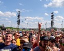 Strahlender Sonnenschein und 70.000 Parkrocker:innen feiern eine heiße Party mit Evanescence, Tenacious D, Kings Of Leon u.v.a., Nürnberg, Zeppelinfeld, 2023 | © laut.de (Fotograf: Désirée Pezzetta)