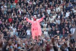 Der Weltstar und "Blinding Lights"-Sänger auf Stippvisite in der Hansestadt., Hamburg, Volksparkstadion, 2023 | © laut.de (Fotograf: Björn Buddenbohm)
