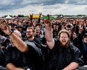 Erstmals in der Geschichte des Metalfestivals verhängten die Verantwortlichen aufgrund tagelangen Starkregens ein Einlassverbot: Rund 50.000 von 85.000 Fans sind vor Ort., Wacken Open Air, 2023 | © laut.de (Fotograf: Désirée Pezzetta)
