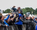 Erstmals in der Geschichte des Metalfestivals verhängten die Verantwortlichen aufgrund tagelangen Starkregens ein Einlassverbot: Rund 50.000 von 85.000 Fans sind vor Ort., Wacken Open Air, 2023 | © laut.de (Fotograf: Désirée Pezzetta)
