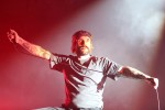 Das aktuelle Album "TANGK" im Gepäck und viel Politik: die britischen Postpunks., Hamburg, Sporthalle, 2024 | © laut.de (Fotograf: Björn Buddenbohm)