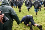 Regen und Kälte zum Festivalstart - aber alle sind parat: Wackööön!, Wacken, 2025 | © laut.de (Fotograf: Désirée Pezzetta)