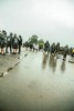 Regen und Kälte zum Festivalstart - aber alle sind parat: Wackööön!, Wacken, 2025 | © laut.de (Fotograf: Désirée Pezzetta)