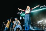 Spagat zwischen Vergangenheit und Gegenwart: Mike Shinoda, Emily Armstrong und Band., Rock im Park, 2026 | © laut.de (Fotograf: Désirée Pezzetta)