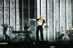 Spagat zwischen Vergangenheit und Gegenwart: Mike Shinoda, Emily Armstrong und Band., Rock im Park, 2026 | © laut.de (Fotograf: Désirée Pezzetta)