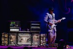 Supergroup at work: die Ex-King Crimson-Mitglieder Adrian Belew und Tony Levin bringen in Koop mit Gitarrengott Steve Vai und Tool-Drummer Danny Carey., Berlin, Uber Eats Music Hall, 2026 | © laut.de (Fotograf: Rainer Keuenhof)