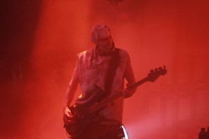Oliver Riedel am Bass.