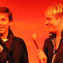 Nick mit Drummer Roger Taylor