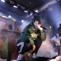 Beim Release-Konzert ...