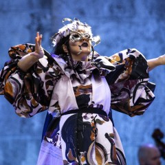 Björk in Berlin.