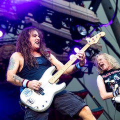 Steve Harris und Janick Gers.