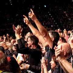 Begeisterte Fans.