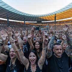 Im Olympiastadion.