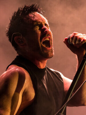 Schuh-Plattler: Trent Reznor bleibt lieber zuhause